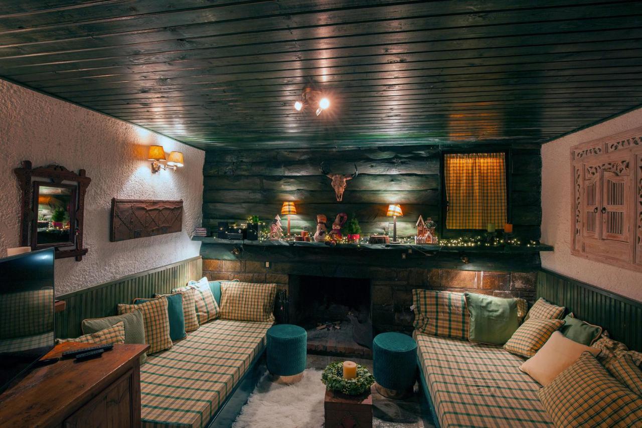 Dandy Villas Agoriani - Chalet Ivoni - Fireplace Eptálofos Buitenkant foto