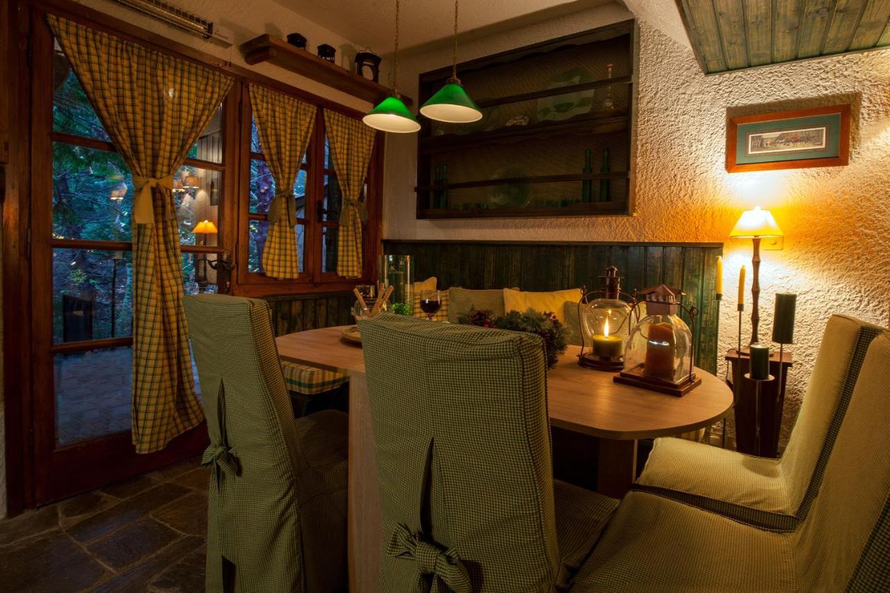 Dandy Villas Agoriani - Chalet Ivoni - Fireplace Eptálofos Buitenkant foto